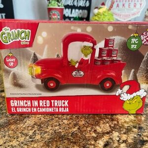 Grinch in Red Truck
